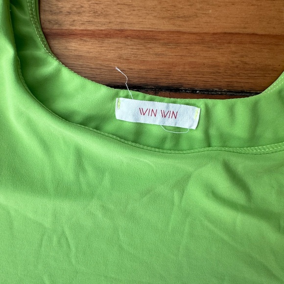 Lime Green Two Piece Set - Picture 4 of 6